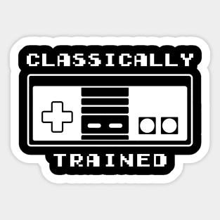 Classically Trained - 80s Video Games Sticker